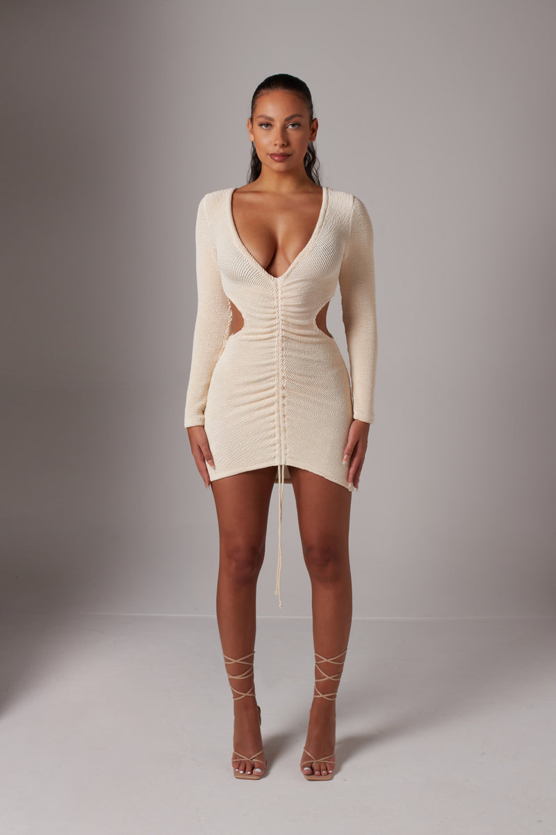 cut out prettylittlething dress